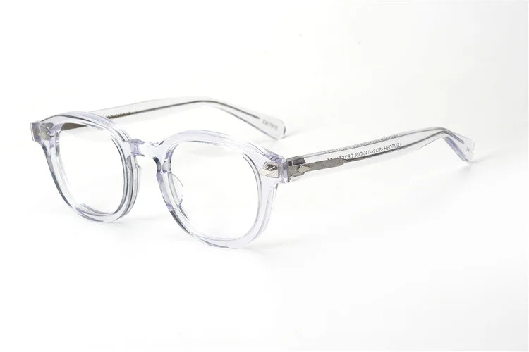 Classic Johnny Depp 49mm Large Glasses Acetate Eyeglass Frame Vintage Eyewear